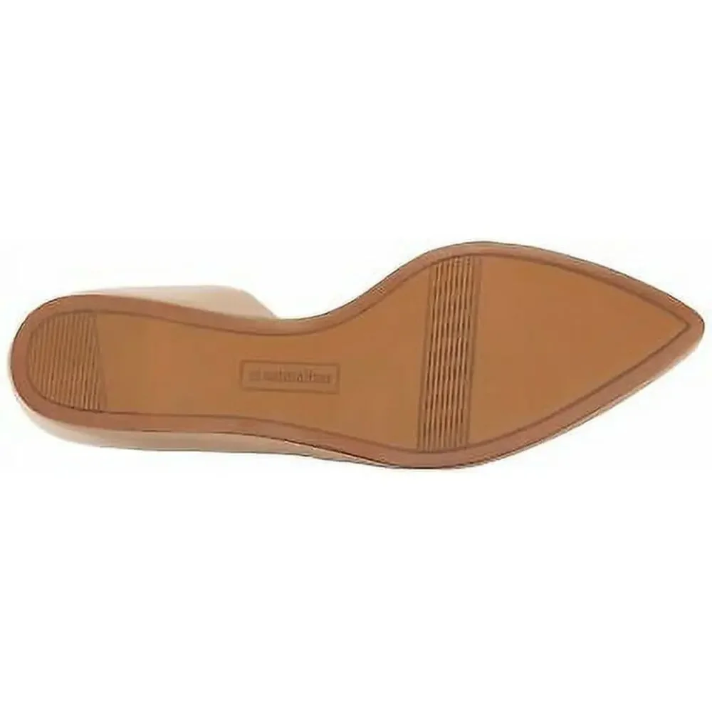 Naturalizer Tamara Womens Flats Size 9 Taupe Leather Slip on shoe New in box